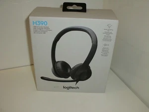 Logitech H390 Wired Headset - Noise Cancelling Microphone USB - Picture 1 of 3