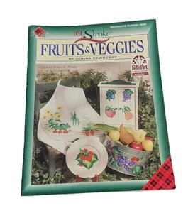 1996 One Stroke Fruits & Veggies Craft Paint Donna Dewberry Plaid #9250 - Picture 1 of 4