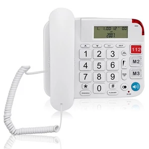 Ergonomicznie zaprojektowany telefon dla seniorów z dużymi przyciskami i dużą głośnością - Zdjęcie 1 z 14