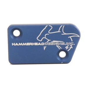 Hammerhead Designs Front Brake Master Cylinder Cap - Blue 35-0222-00-20-CL77 - Picture 1 of 1
