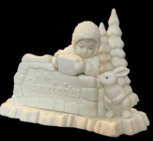 DEPT 56 Snowbabies "Where Did You Come From" Weihnachten Porzellan Figur in Box - Bild 1 von 21