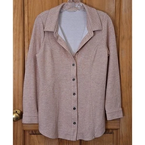 Soft Surroundings Jacket Women's Small Knit Shacket Blazer Classic Minimalist - Picture 1 of 6
