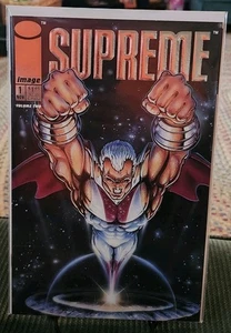 Supreme #1 (1992 Image Comics) NM Embossed Silver Foil - Bild 1 von 1