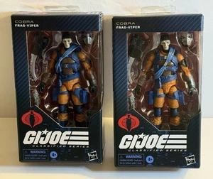 Paquete (2) G.I. "Figuras de 6"" Joe Classified #153 Cobra Frag Viper NISP - Imagen 1 de 8