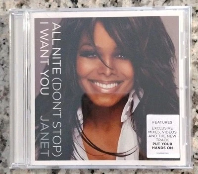 Janet Jackson ALL NITE (DON'T STOP) 7 Track CD SANDER KLEINBERG MIX + VIDEOS Foto 1 de 3