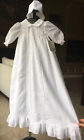 Baptismal Christening Day Gown- Will'Beth 6 Month Floral Embroidered- NWT