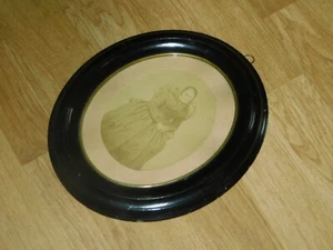 Ovaler Schellackrahmen ! wohl um 1910!E - Picture 1 of 4