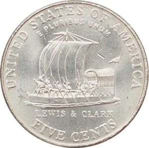2004 un rollo de $2 de 40 EE. UU. Nickels Keelboat P como nuevo - Imagen 1 de 3