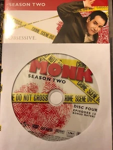 Monk - Season 2, Disc 4 REPLACEMENT DISC (not full season) - Picture 1 of 1