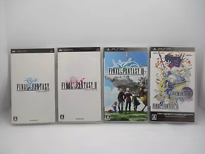 PSP FINAL FANTASY 1, 2, 3 & 4 Complete Collection Japan import 4Games FF - Image 1 of 4