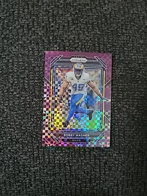 2022 Prizm Football Bobby Wagner #166 Purple Power Prizm 10/49 - SC5103 - Image 1 of 2