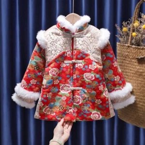 Hanfu Female Child Cheongsam One-Year-Old Clothes Baby Tang Suit Chinese Trend - Picture 1 of 15