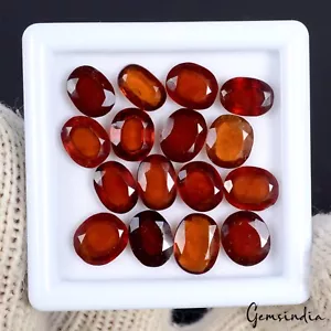 Natural 43.70 Ct Oval Cut Gomed/Garnet High Quality Hessonite Loose Gemstone Lot - Picture 1 of 5