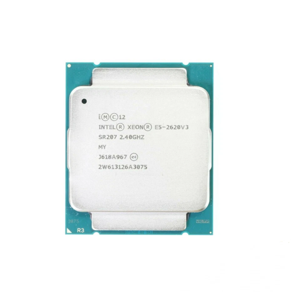 INTEL XEON E5-2620 V3 CPU PROCESSOR 6 CORE 2.40GHZ 15MB L3 CACHE 85W SR207 - Image 1 of 1