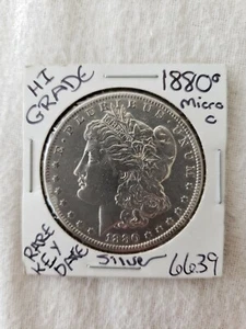 1880 O MICRO O MORGAN SILVER GEM BU+++ RARE KEY DATE!!! COLLECTOR COIN - Picture 1 of 7