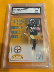 LE'VEON BELL STEELERS 2016 PANINI CONTENDERS SEASON TICKET # 86 GRADED 10 L@@@K - Bild 1 von 2