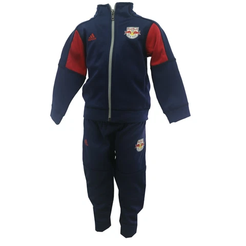 MLS official Adidas New York Red Bulls Toddler Kids Jacket & Pants Warmup Suit Cover