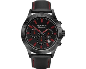 Sekonda Mens Multi dial Quartz Watch with Leather Strap 1652 - Picture 1 of 2