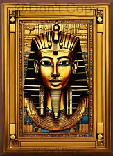 gold frame egyptian stylee 3D Digital Image AI ART Photo Wallpaper Background