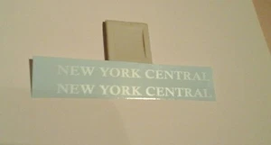 LIONEL NYC POST-WAR 1050T SLOPED BACK TENDER 2/SET WHITE LETTER WATER DECAL LOOK - Picture 1 of 2
