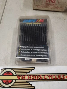 Compu-Fire 22A Voltage Regulator Black Finned Harley Sportster XL 91-00 55125 - Picture 1 of 3