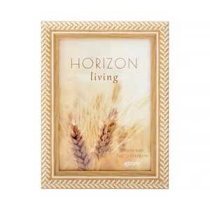 Kenro Horizon Living Series Oak Wood-Effect Photo Frame Sizes 6x4" - 8x10" - Picture 1 of 5