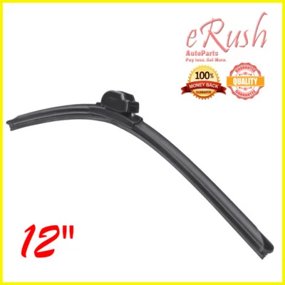 1 pieza Escobilla limpiaparabrisas individual 12" tipo G gancho en J premium híbrida silicona KM-1 Foto 1 de 4