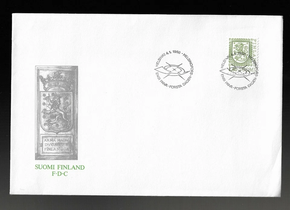 Finland 713 Used Coat of Arms Issue on Cover with Cachet - Image 1 of 1