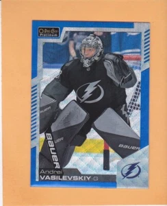 ANDREI VASILEVSKIY 2020-21 O-PEE-CHEE PLATINUM BLUE SURGE #43 TAMPA BAY LIGHTNIN - Picture 1 of 2