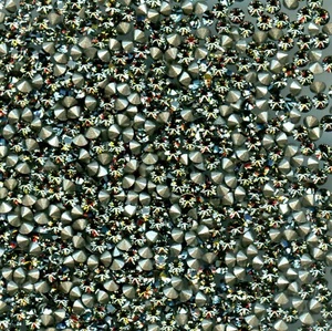 1028 PP10 BD * 100 strass Swarovski fond conique 1028 PP10(1,70mm) BLACK DIAMOND - Picture 1 of 4