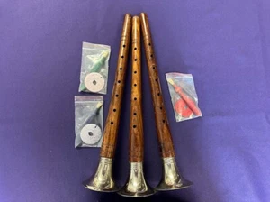 Suona Profi Konzertmeister Chinesische Oboe Dunkle Eiche Farbe Holz - Bild 1 von 2