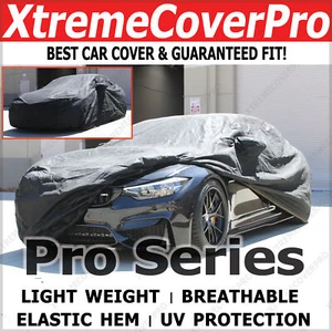 BMW M4 2015 cupé cubierta de coche transpirable con bolsillos para espejo - negro - Imagen 1 de 10
