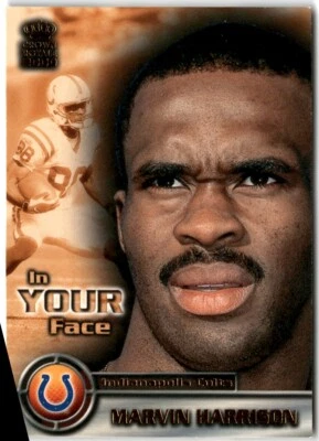 2000 Pacific Crown Royale #9 Marvin Harrison Colts In Your Face - Image 1 of 2