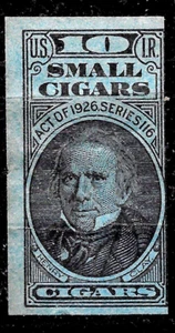 1926 ACT USA 10 SMALL CIGARS series 116 REVENUE USED VF - Picture 1 of 2