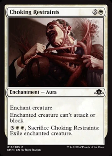 Choking Restraints - Foil - Eldritch moon #016/205 MTG Magic The Gathering - Image 1 of 1