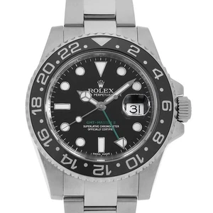 ROLEX GMT Master II 116710LN Schwarz G Nummer Gebraucht Herren - Bild 1 von 12