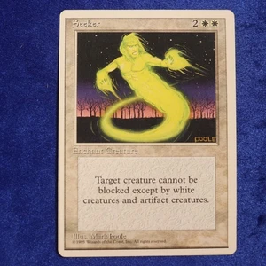 1995 MTG Magic The Gathering Fourth Edition: Seeker (mtg205) Mark Poole - Picture 1 of 2