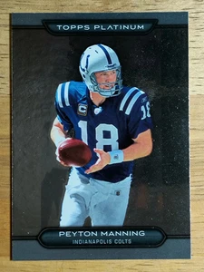 Topps Platinum #1 2010 Peyton Manning - Imagen 1 de 2