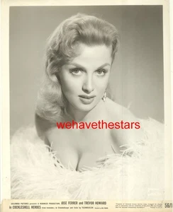 VINTAGE Yana BUSTY LOWCUT BRITISH BLONDE BEAUTY '56 Publicity Portrait - Picture 1 of 1