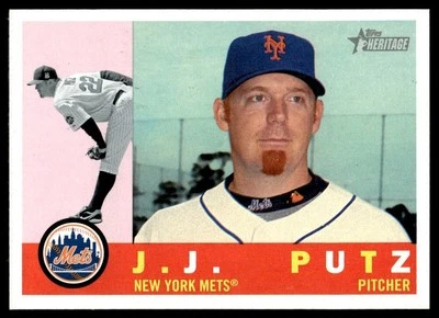 2009 Topps Heritage J.J. Putz New York Mets #586 - Image 1 of 2
