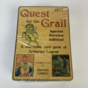 Quest for the Grail CCG Special Preview Edition Sealed Deck 1995 Please Read - Picture 1 of 8