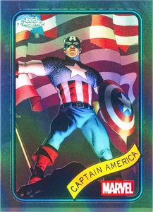 Topps Chrome Marvel 2025 | Captain America Refractor | 185 - Bild 1 von 1