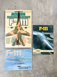F-111 Modern Fighting Aircraft Aviation Fact File & Aero Guide Action Bundle x3 - Picture 1 of 16