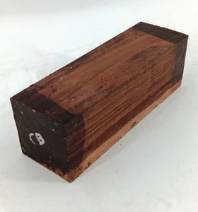 Cocobolo torneado en blanco 2" x 2" x 6" secado al aire y encerado - Imagen 1 de 2