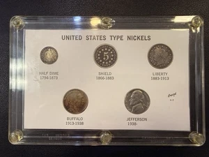 United States Type Nickels Collectors Set - VIN3 - Picture 1 of 3