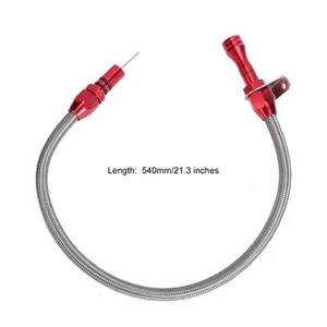 ✈ Stainless Steel Transmission Dipstick Fit For / GM TH350 350(Red ) - Picture 1 of 10