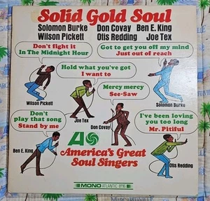 Solid Gold Soul, Solomon Burke, Wilson Pickett, Otis Redding, Vinyl LP Atlantic - Picture 1 of 7