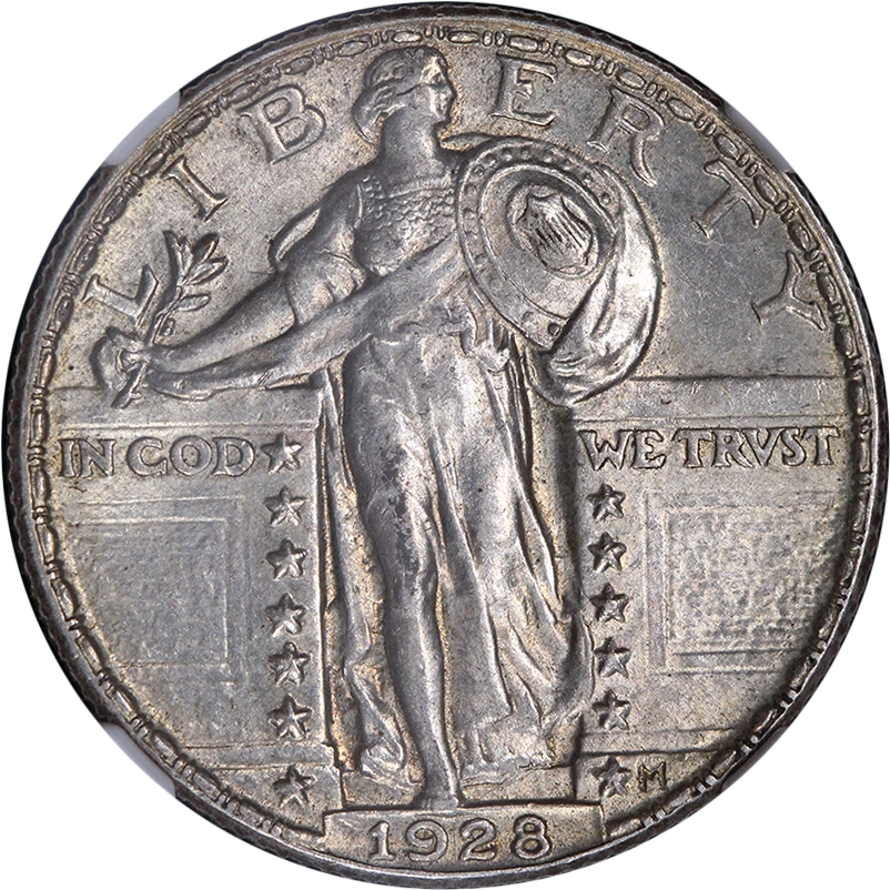 1928-P Standing Liberty Quarter NGC MS61 FH Decent Eye Appeal Strong Strike - Image 1 of 4