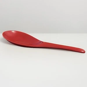 HutZler Red Melamine Rice Spoon item 513 Thailand 8.25 Inch - Picture 1 of 13