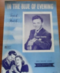 "In the Blue of Evening." Tom Adair & D'artega. Frank Sinatra. 1942. - Picture 1 of 3